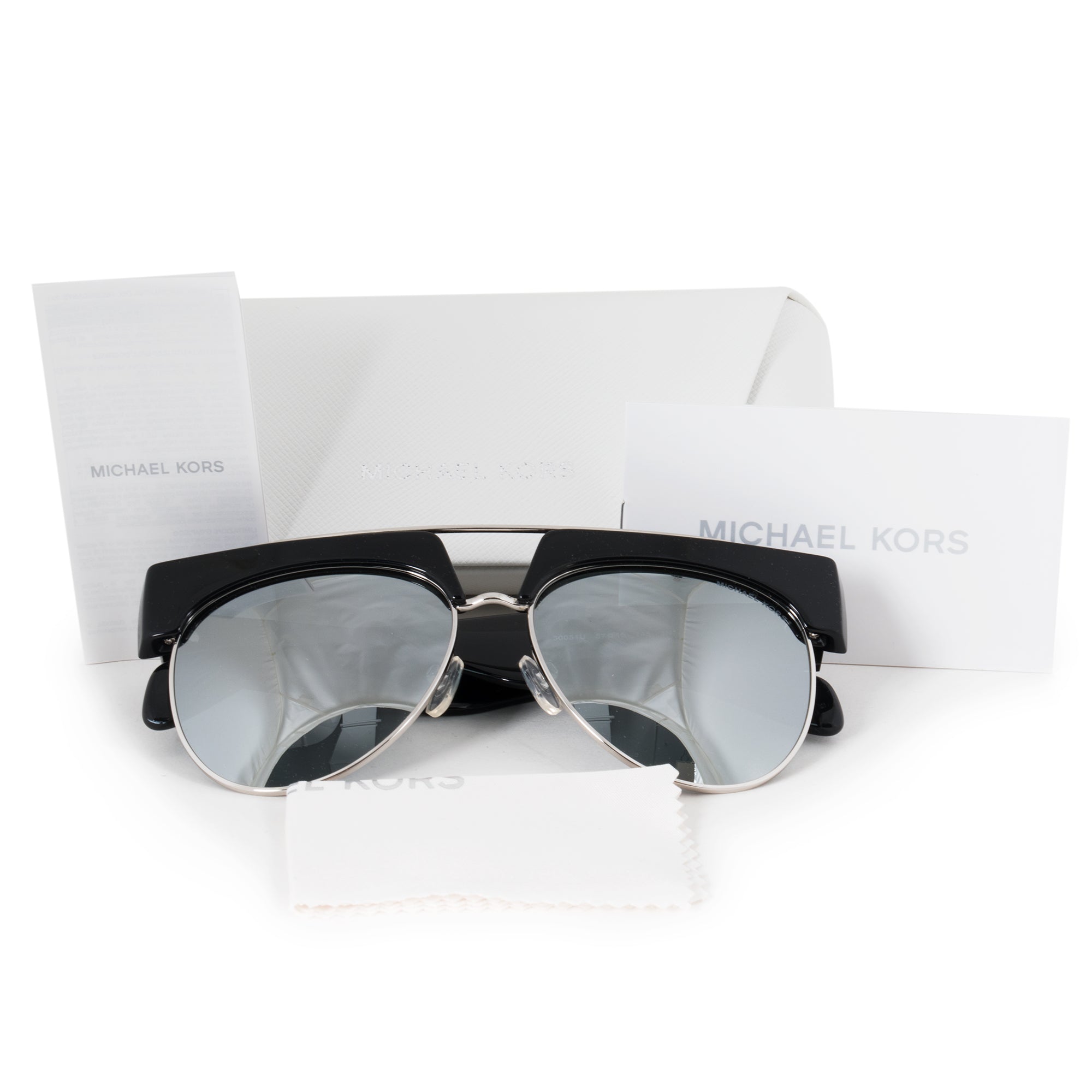 Michael Kors Geometric Milan Sunglasses MK2075 30051U 57