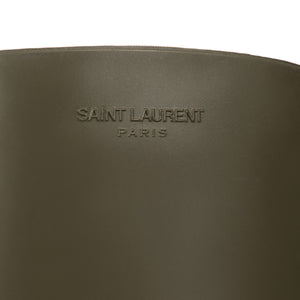 Saint Laurent Olive Green Rain Boots