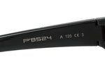 Porsche Design P8524 A Oval Sunglasses | Dark Brown Frame | Brown Lens