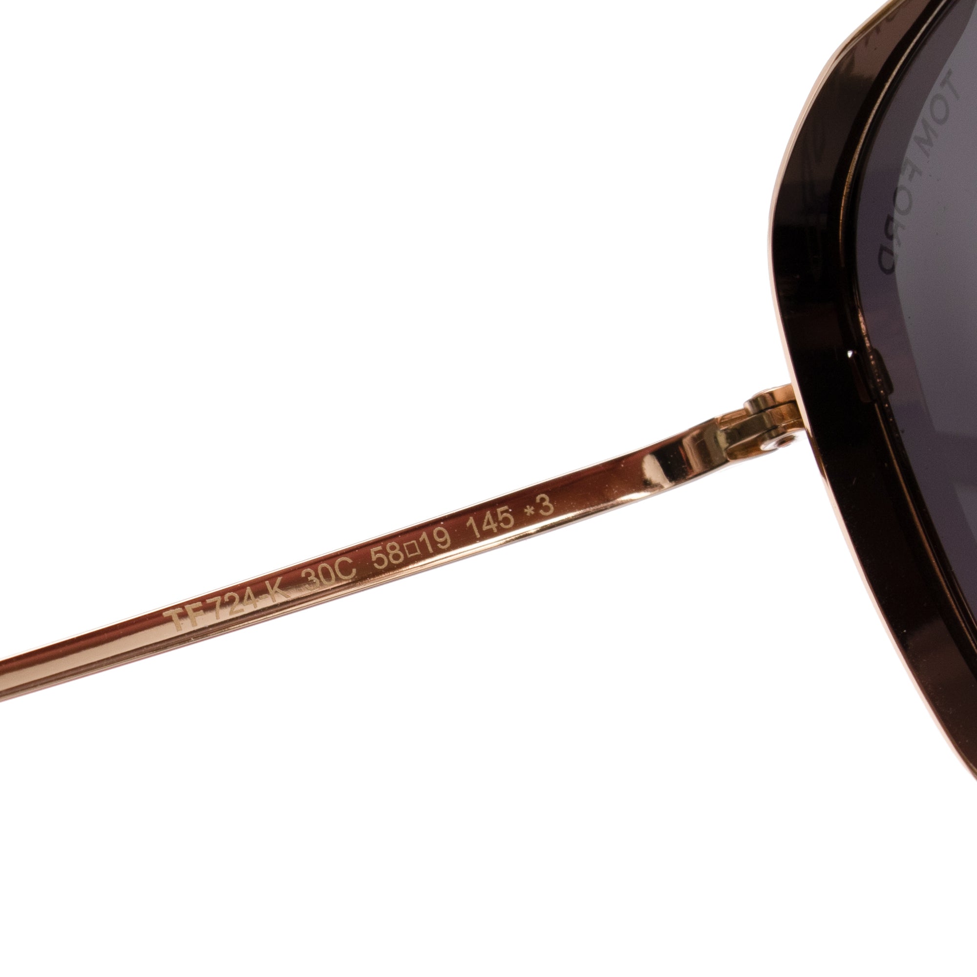 Tom Ford Square Sunglasses FT0724 K 30C 58