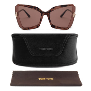 Tom Ford Butterfly Sunglasses FT0766 55Y 63