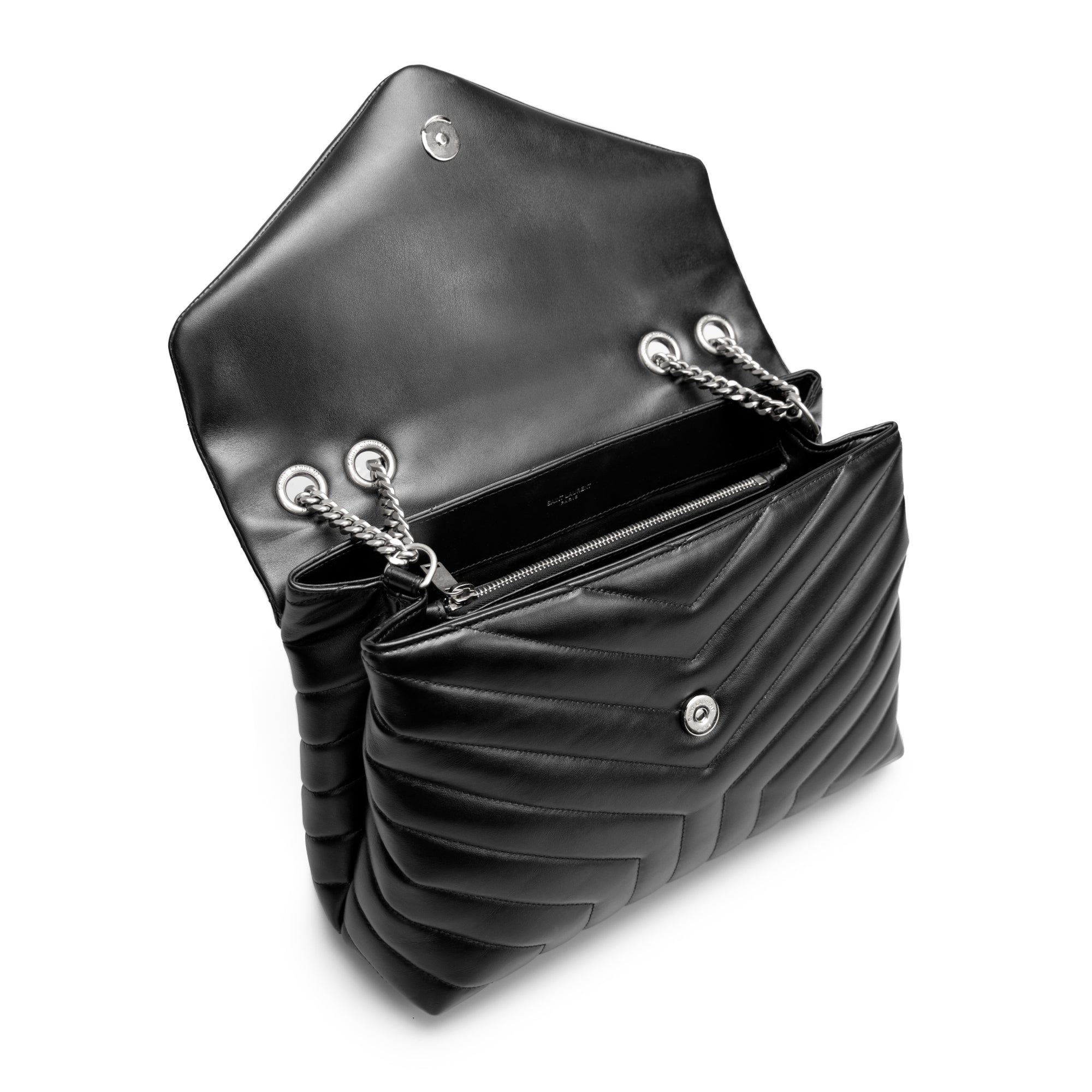 Saint Laurent Loulou Medium Shoulder Bag in Quilted Leather