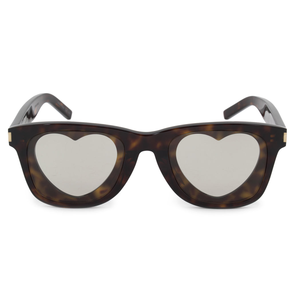 Saint Laurent Geometric Heart Sunglasses SL51/F 005 53