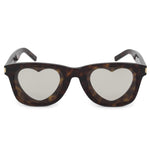 Saint Laurent Geometric Heart Sunglasses SL51/F 005 53