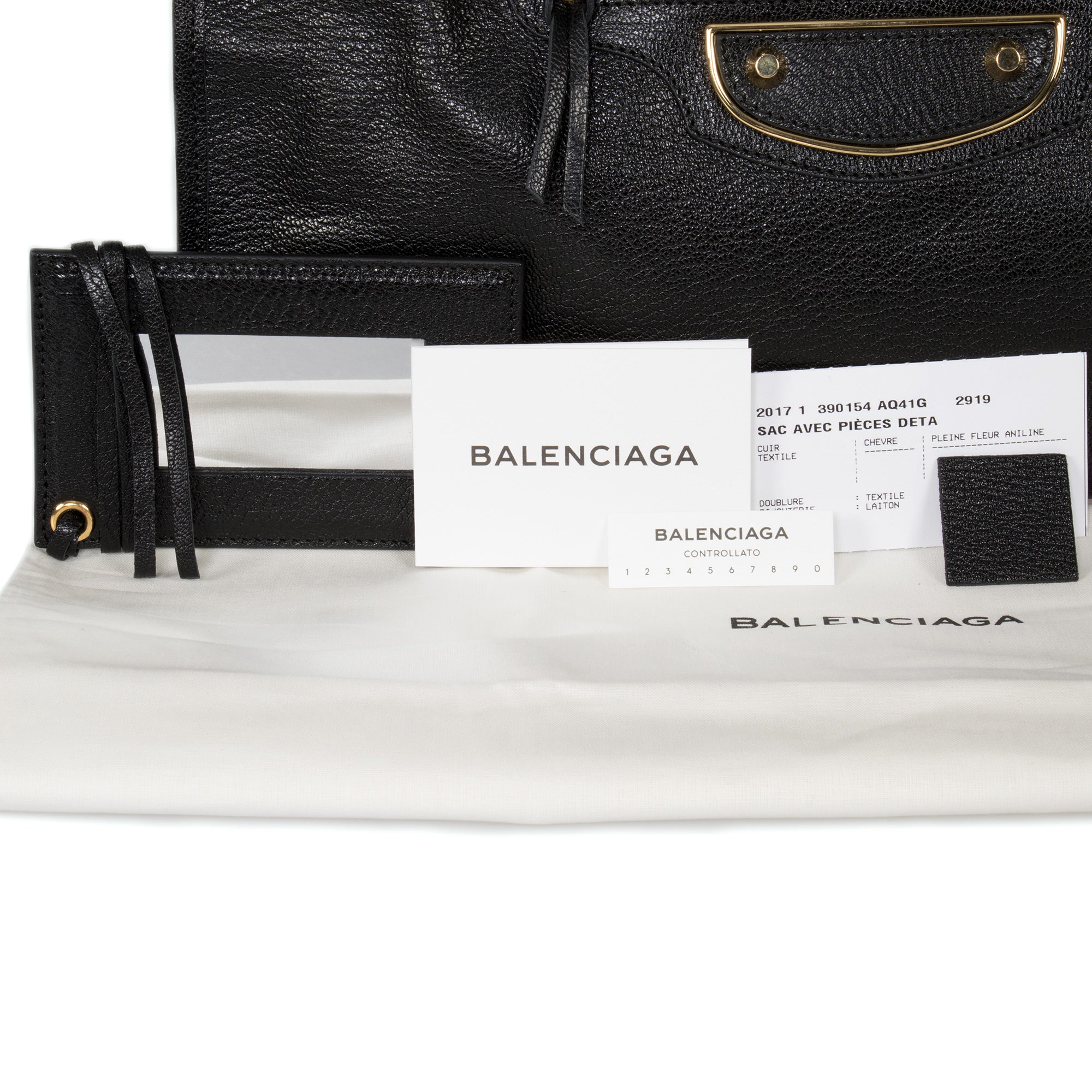 Balenciaga Classic Metallic Edge City Shoulder Bag S Black in Goatskin with  Gold-tone - US