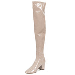 Valentino Patent Leather Over The Knee Boots | Poudre