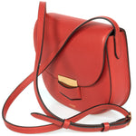 Celine Trotteur Small Red Calfskin Leather Crossbody Handbag