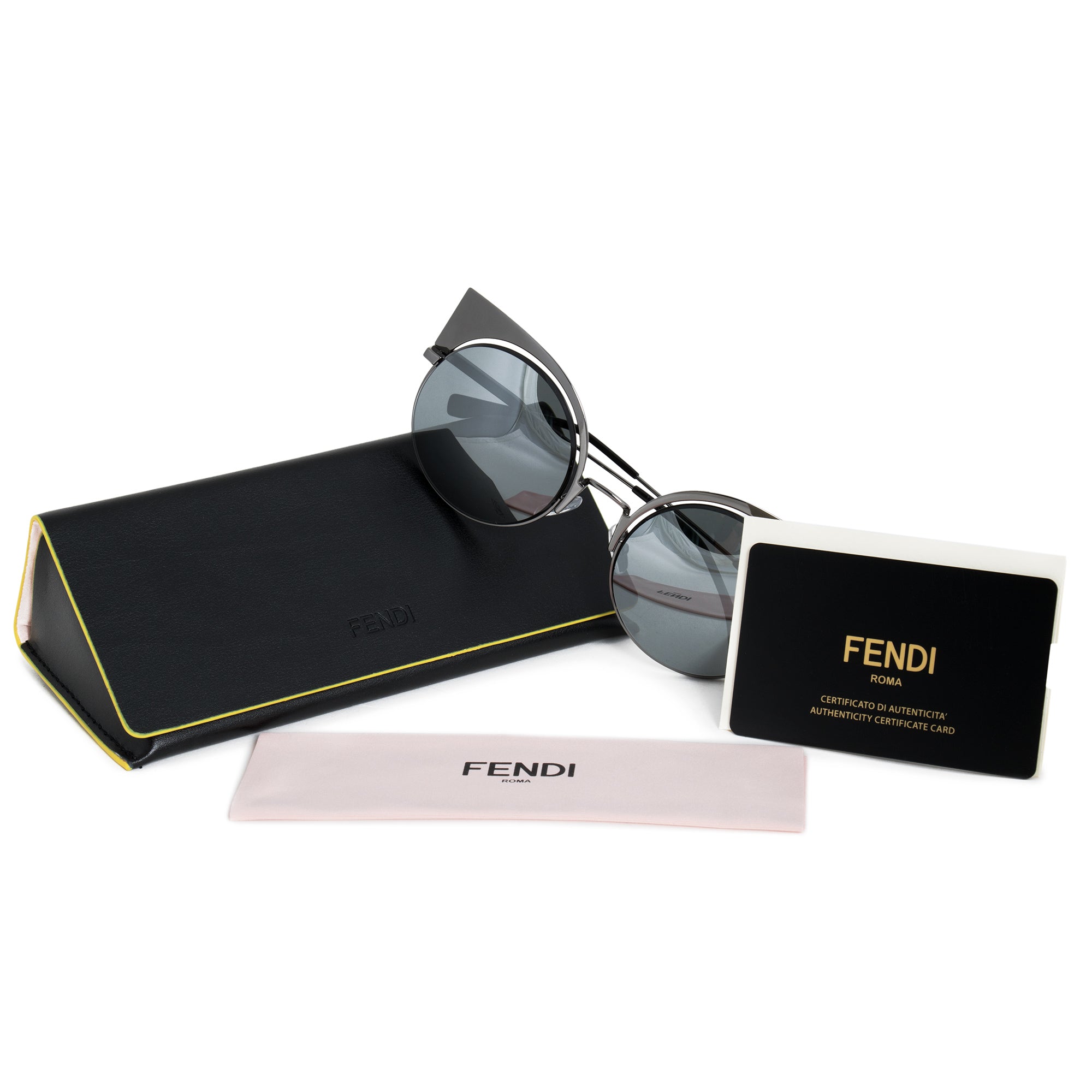 Fendi Eyeshine Cat Eye Sunglasses FF0177S KJ1 T4 53
