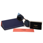 Fendi Lei Square Sunglasses FF0191S 000 A9 55