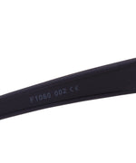 Fila Sport F1060 002 Wrap Sunglasses | Rubberized Black Frame | grey Lens