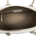 Givenchy Antigona Sugar Goatskin Leather Satchel Bag | White & SIlver Hardware | Small
