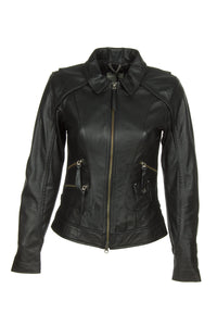 Harley-Davidson Women's Jacket Heritage Black Leather - Model 98064-13VW
