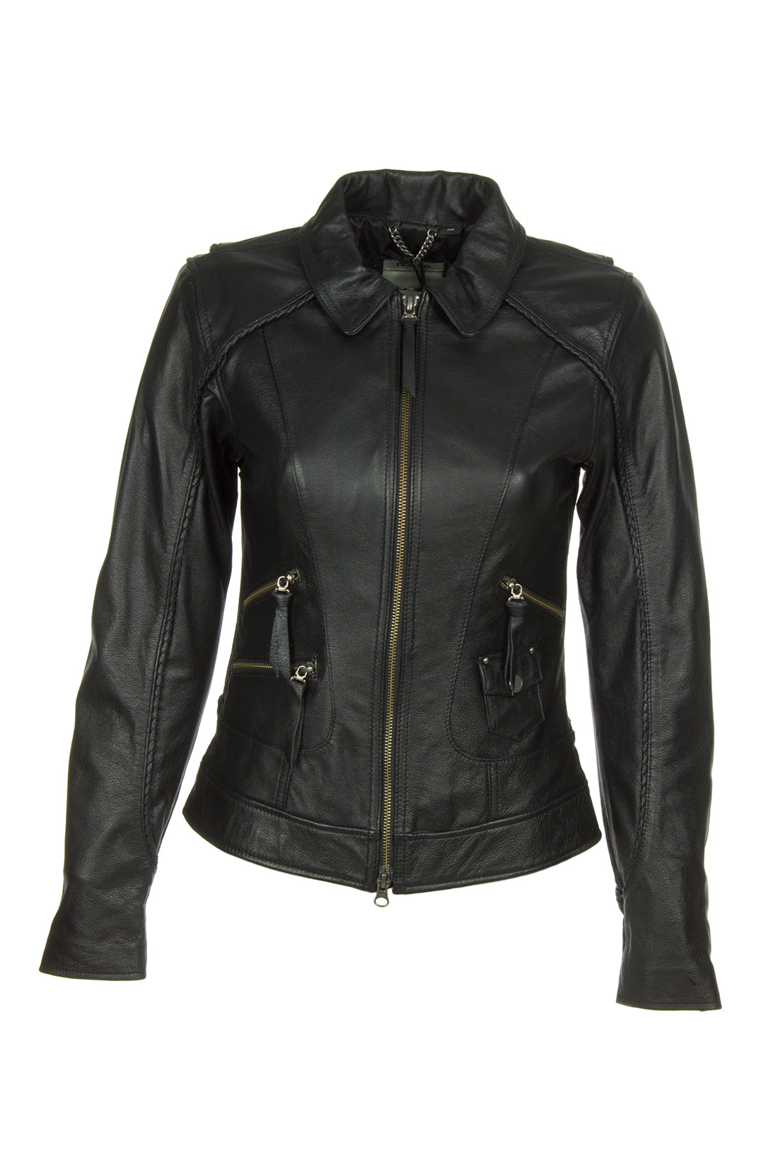 Harley-Davidson 98064-13VW Women's Jacket Heritage Black Leather