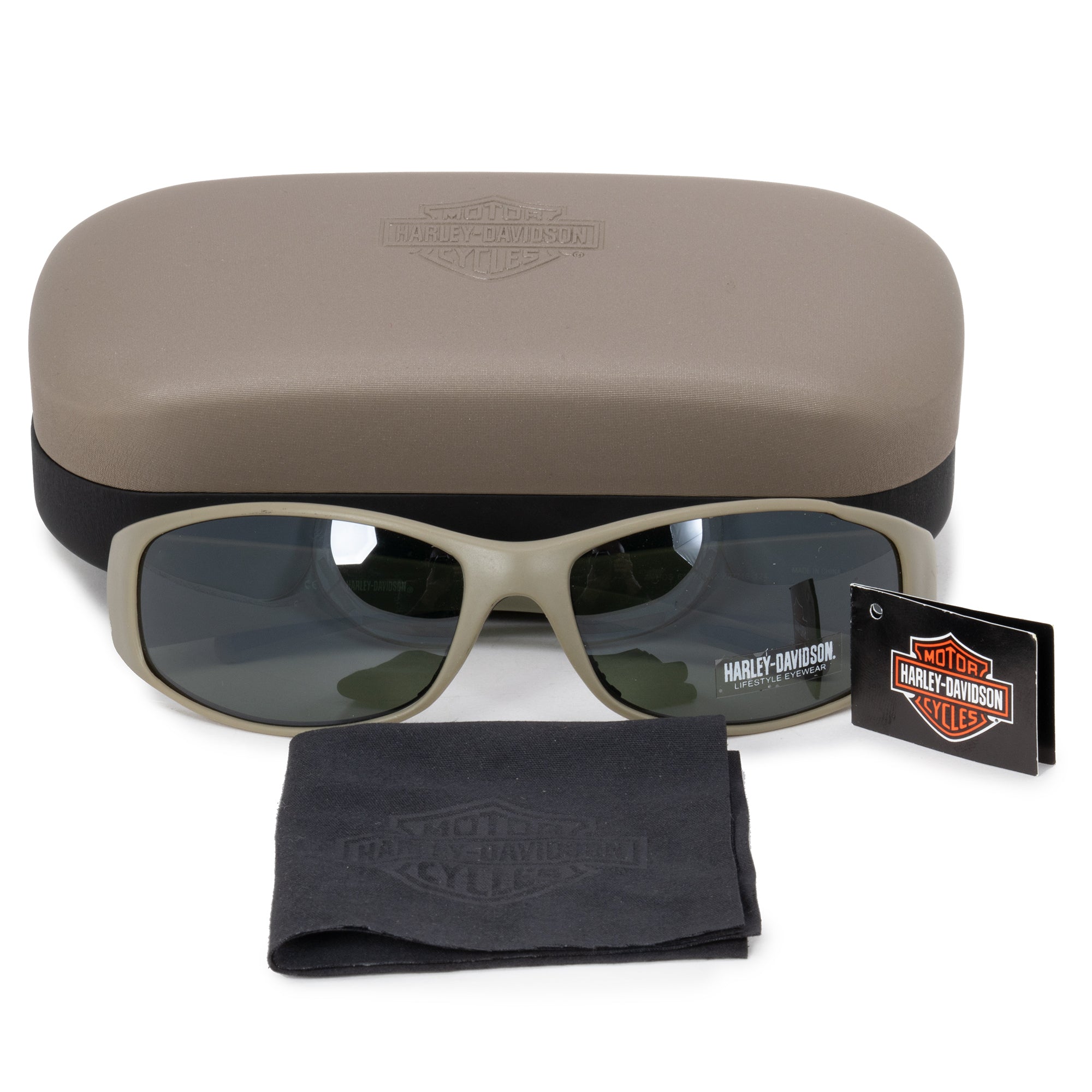 Harley Davidson Rectangle Sunglasses HDS0617 KHK 2 62