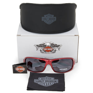 Harley Davidson Rectangle Sunglasses HDS8002 RD 3F 63