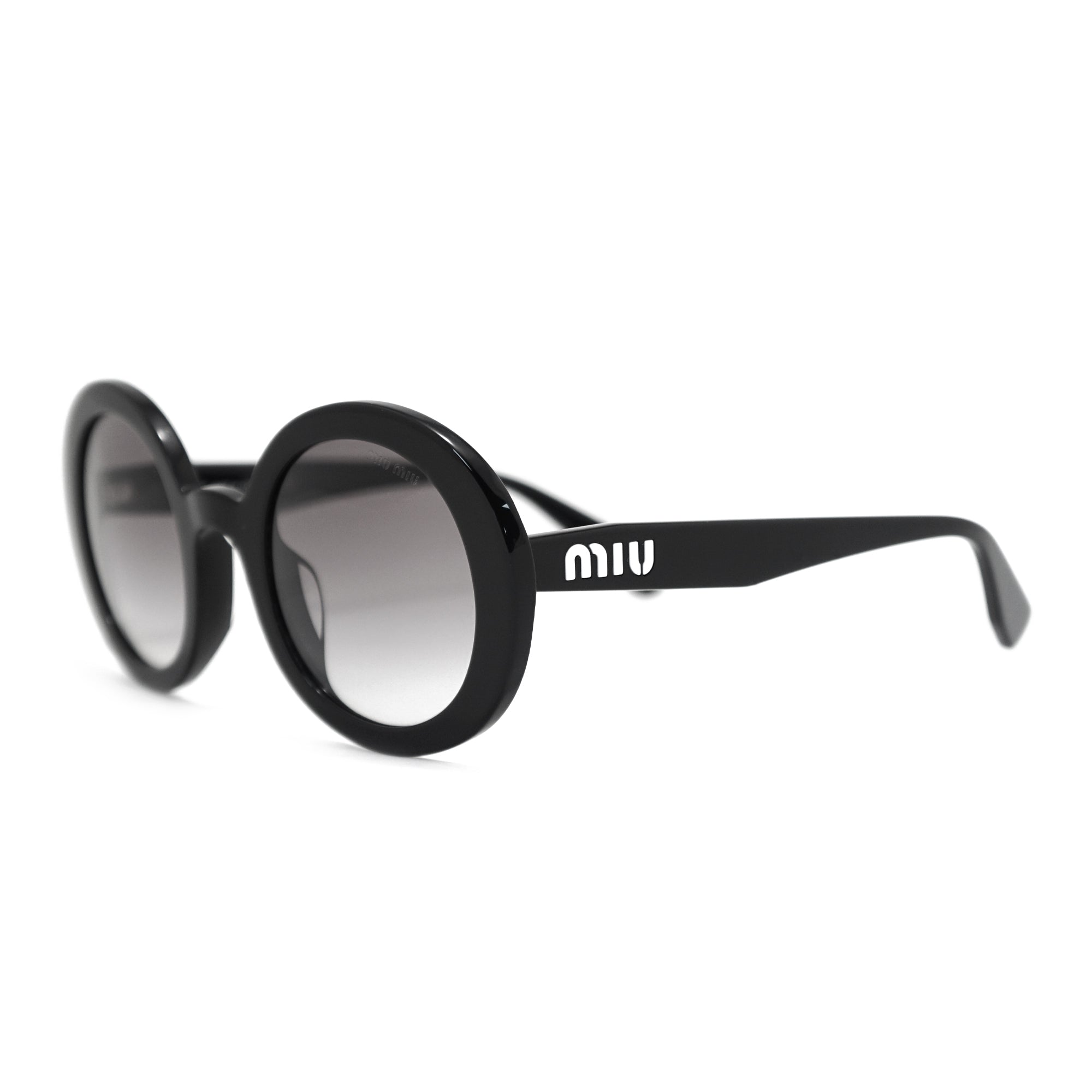 Miu Miu Round Sunglasses SMU06USA 1AB0A7 48