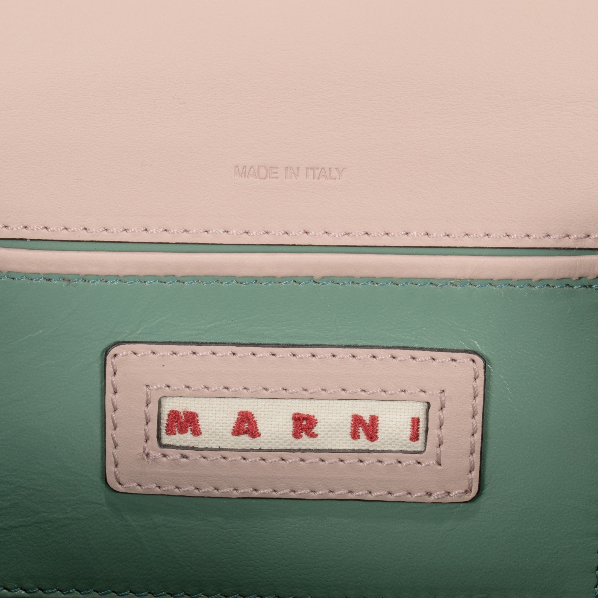 Marni Small Triangle Shoulder Bag in Pink