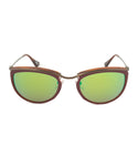 Persol PO3082S 1006/07 Sunglasses | Red and Matte Havana Frame | Brown Mirror Gold Lens