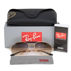 Ray-Ban Aviator Sunglasses RB3540 001/51 53
