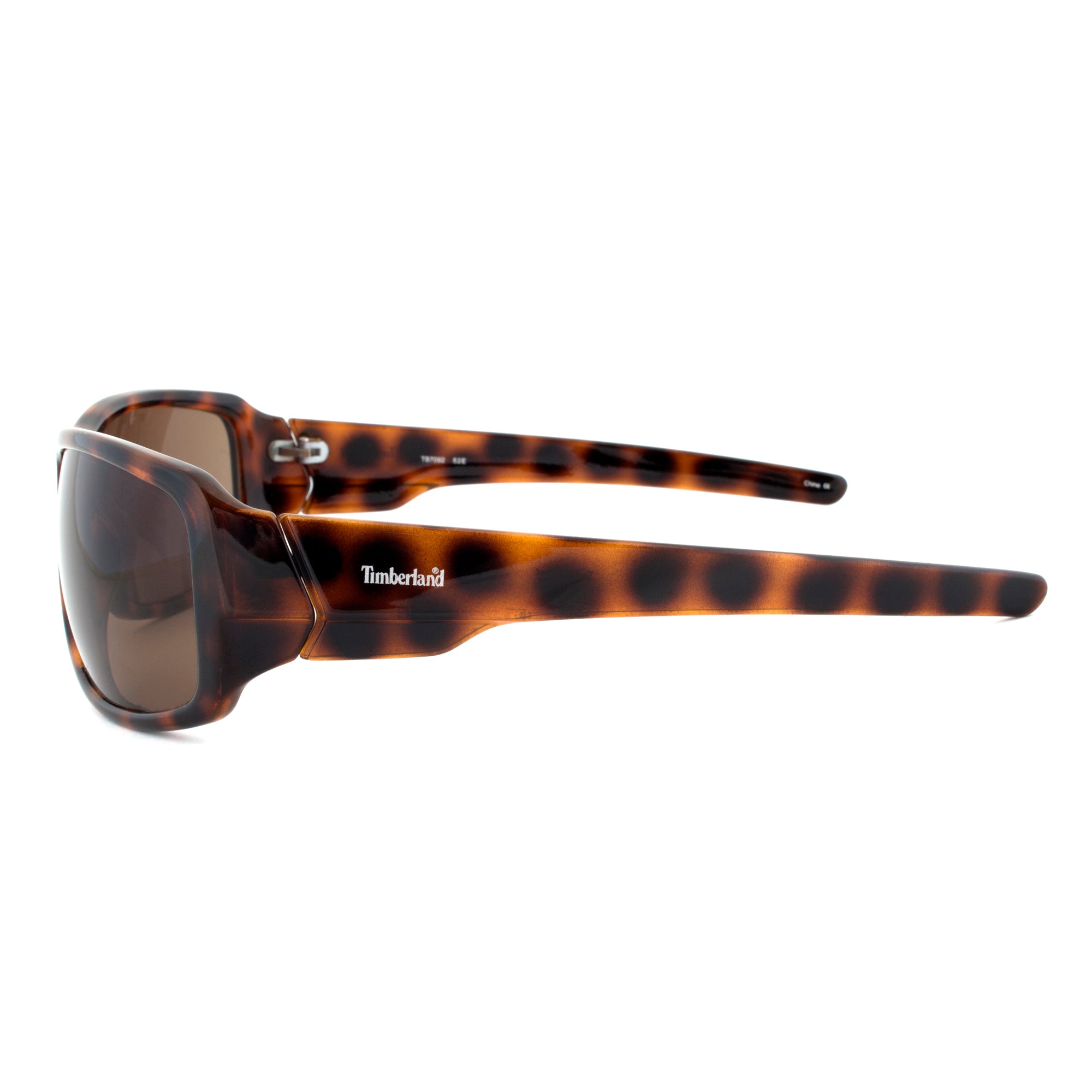 Timberland TB7092 52E Rectangular Sunglasses | Tortoise Brown Frame | Brown Lens