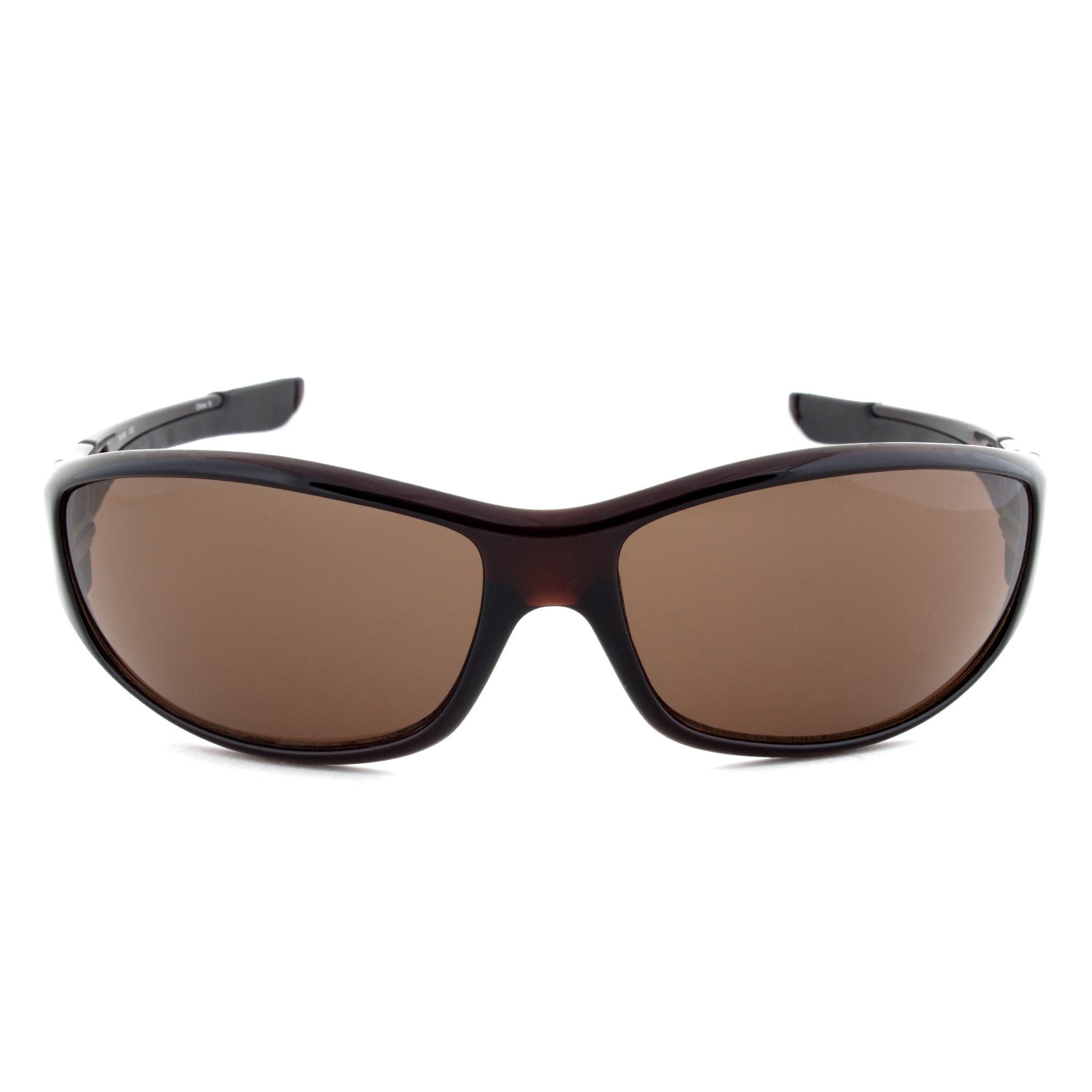 Timberland TB7093 50E Sport Wrap Sunglasses | Dark Brown Frame | Brown Lens
