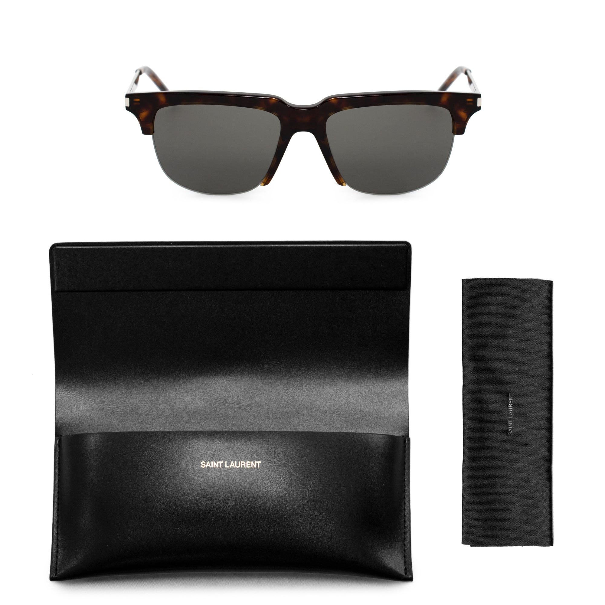 Saint Laurent Wayfarer Sunglasses SL420 003 53